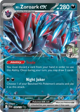 N's Zoroark ex - Journey Together (Double Rare) [JTG-098]