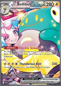 Iono's Bellibolt ex - Journey Together (Special Illustration Rare) [JTG-183]