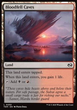 Bloodfell Caves - Tarkir: Dragonstorm (Common) [TDM-250]