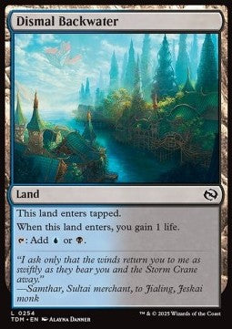 Dismal Backwater - Tarkir: Dragonstorm (Common) [TDM-254]