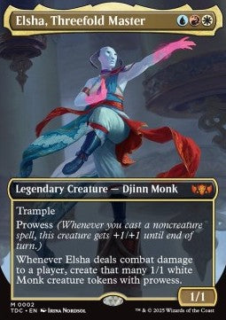 Elsha, Threefold Master - Commander: Tarkir: Dragonstorm (Mythic) [TDC-2]