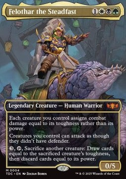 Felothar the Steadfast - Commander: Tarkir: Dragonstorm (Mythic) [TDC-4]