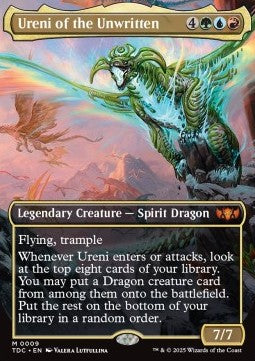 Ureni of the Unwritten - Commander: Tarkir: Dragonstorm (Mythic) [TDC-9]