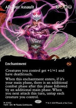 All-Out Assault (V.1) - Tarkir: Dragonstorm: Extras (Mythic) [XTDM-352]