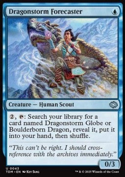 Dragonstorm Forecaster - Tarkir: Dragonstorm (Uncommon) [TDM-43]