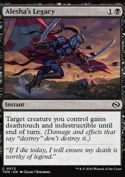 Alesha's Legacy - Tarkir: Dragonstorm (Common) [TDM-72]