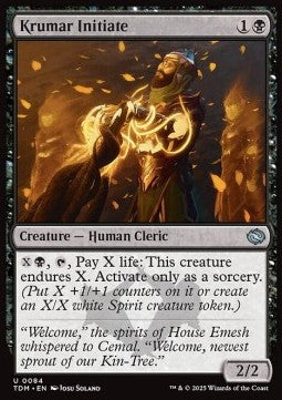 Krumar Initiate - Tarkir: Dragonstorm (Uncommon) [TDM-84]