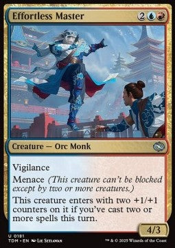 Effortless Master - Tarkir: Dragonstorm (Uncommon) [TDM-181]