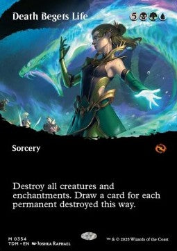 Death Begets Life (V.1) - Tarkir: Dragonstorm: Extras (Mythic) [XTDM-354]