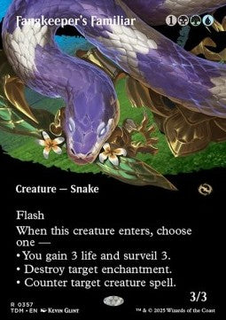 Fangkeeper's Familiar - Tarkir: Dragonstorm: Extras (Rare) [XTDM-357]