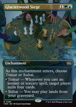 Glacierwood Siege - Tarkir: Dragonstorm: Extras (Rare) [XTDM-386]