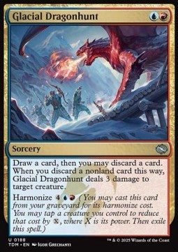 Glacial Dragonhunt - Tarkir: Dragonstorm (Uncommon) [TDM-188]