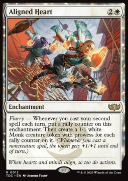 Aligned Heart - Commander: Tarkir: Dragonstorm (Rare) [TDC-12]