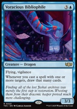 Voracious Bibliophile - Commander: Tarkir: Dragonstorm (Rare) [TDC-23]