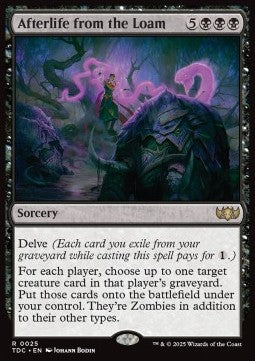 Afterlife from the Loam - Commander: Tarkir: Dragonstorm (Rare) [TDC-25]