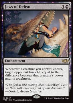 Jaws of Defeat - Commander: Tarkir: Dragonstorm (Rare) [TDC-27]