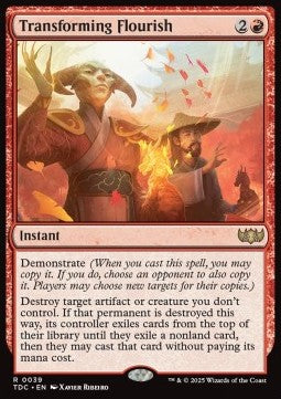 Transforming Flourish - Commander: Tarkir: Dragonstorm (Rare) [TDC-39]