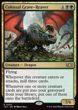 Colossal Grave-Reaver - Commander: Tarkir: Dragonstorm (Rare) [TDC-50]
