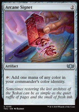 Arcane Signet - Commander: Tarkir: Dragonstorm (Uncommon) [TDC-105]