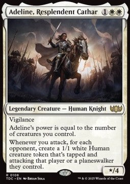 Adeline, Resplendent Cathar - Commander: Tarkir: Dragonstorm (Rare) [TDC-108]