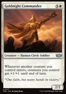 Goldnight Commander - Commander: Tarkir: Dragonstorm (Uncommon) [TDC-117]