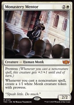 Monastery Mentor - Commander: Tarkir: Dragonstorm (Mythic) [TDC-125]