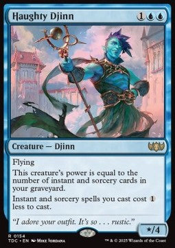 Haughty Djinn - Commander: Tarkir: Dragonstorm (Rare) [TDC-154]