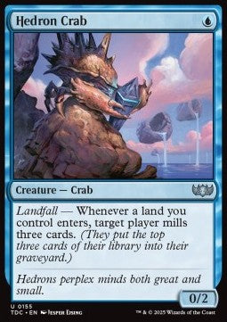 Hedron Crab - Commander: Tarkir: Dragonstorm (Uncommon) [TDC-155]