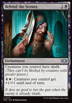 Behind the Scenes - Commander: Tarkir: Dragonstorm (Uncommon) [TDC-172]