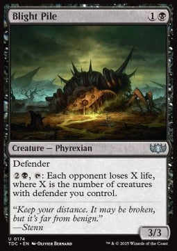 Blight Pile - Commander: Tarkir: Dragonstorm (Uncommon) [TDC-174]