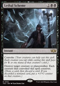 Lethal Scheme - Commander: Tarkir: Dragonstorm (Rare) [TDC-184]