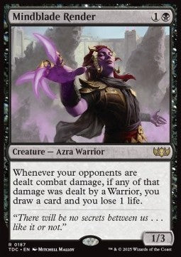 Mindblade Render - Commander: Tarkir: Dragonstorm (Rare) [TDC-187]