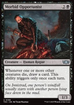 Morbid Opportunist - Commander: Tarkir: Dragonstorm (Uncommon) [TDC-188]