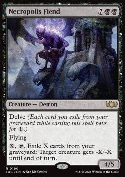 Necropolis Fiend - Commander: Tarkir: Dragonstorm (Rare) [TDC-190]