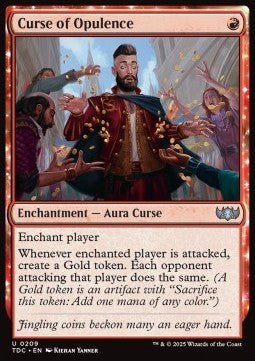 Curse of Opulence - Commander: Tarkir: Dragonstorm (Uncommon) [TDC-209]
