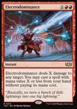 Electrodominance - Commander: Tarkir: Dragonstorm (Rare) [TDC-212]
