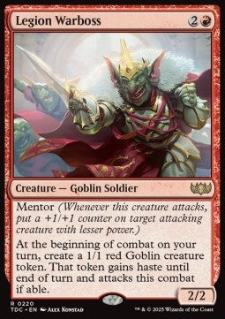 Legion Warboss - Commander: Tarkir: Dragonstorm (Rare) [TDC-220]