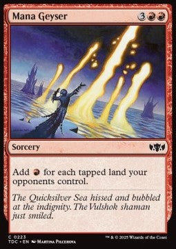 Mana Geyser - Commander: Tarkir: Dragonstorm (Common) [TDC-223]