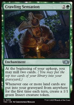 Crawling Sensation - Commander: Tarkir: Dragonstorm (Uncommon) [TDC-252]