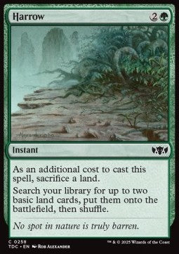 Harrow - Commander: Tarkir: Dragonstorm (Common) [TDC-258]