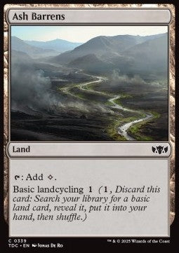 Ash Barrens - Commander: Tarkir: Dragonstorm (Common) [TDC-339]