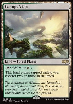 Canopy Vista - Commander: Tarkir: Dragonstorm (Rare) [TDC-343]