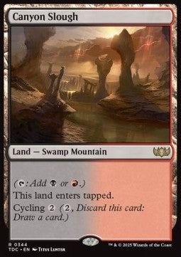 Canyon Slough - Commander: Tarkir: Dragonstorm (Rare) [TDC-344]