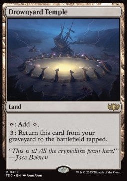 Drownyard Temple - Commander: Tarkir: Dragonstorm (Rare) [TDC-359]