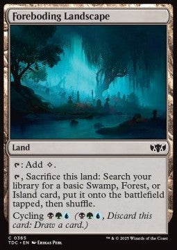 Foreboding Landscape - Commander: Tarkir: Dragonstorm (Common) [TDC-365]