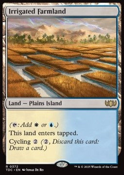 Irrigated Farmland - Commander: Tarkir: Dragonstorm (Rare) [TDC-372]