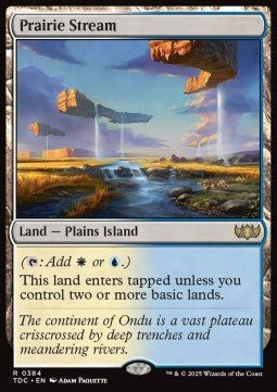 Prairie Stream - Commander: Tarkir: Dragonstorm (Rare) [TDC-384]
