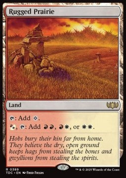 Rugged Prairie - Commander: Tarkir: Dragonstorm (Rare) [TDC-389]