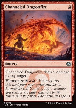 Channeled Dragonfire - Tarkir: Dragonstorm (Uncommon) [TDM-102]