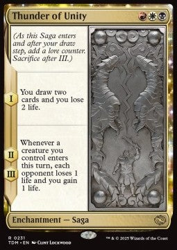 Thunder of Unity - Tarkir: Dragonstorm (Rare) [TDM-231]